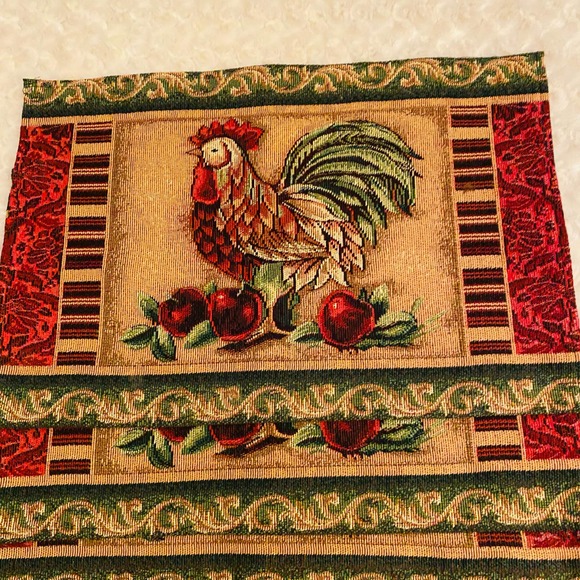 casa bella Other - Rooster Placements Set of 6 Tapestry Rich Colors French Country SOLD
